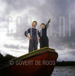 31-08-2002 Kameleon, Koen and Jos van der Donk at location in Ijlst. 

[keywords]Posed, Full Lenght, Boat[/keywords]